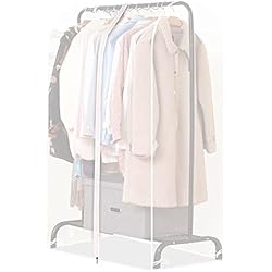 Ikea Percheros Y Colgadores Newaner Funda Perchero Translúcido 110cm, Ropa Colgar Armario con Cremallera, Almacenaje para a Prueba de Humedad del Polvo, Percheros no Incluida