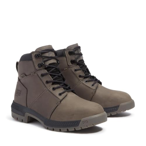 Timberland PRO Timberland PRO Men's Montauk 6 Inch Soft Toe Waterproof Industrial Work Boot, Medium Grey, 10.5 Medium