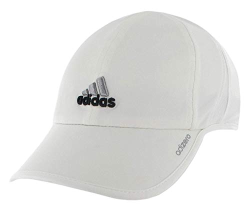 platinum hats - adidas Women's Adizero II Cap, White/Black/Platinum, One Size