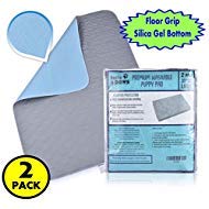 bestiepaws Washable Dog Pee Pads- 2 Pack Large (30x36)- Reusable Dog Training Pads- Incontinence,Travel, whelping Pads- Ultra Absorbent Waterproof Wee Wee Pads- Improved Slip-Proof Bottom