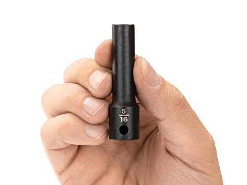 Image of TEKTON 3 /8 Inch Drive x 5 /16 Inch Deep 12-Point Impact Socket | SID13208