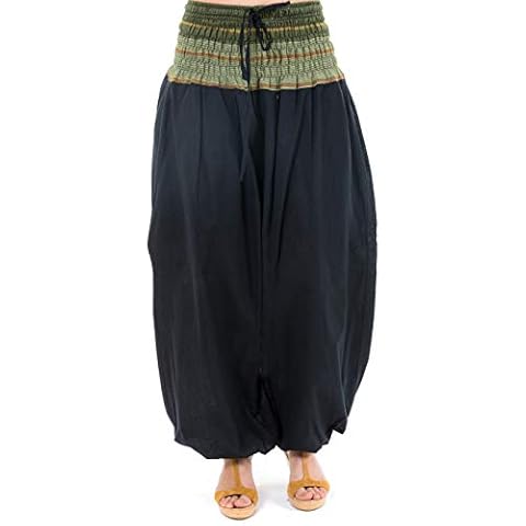 Pantalon Sarouel FANTAZIA Kaki Cover