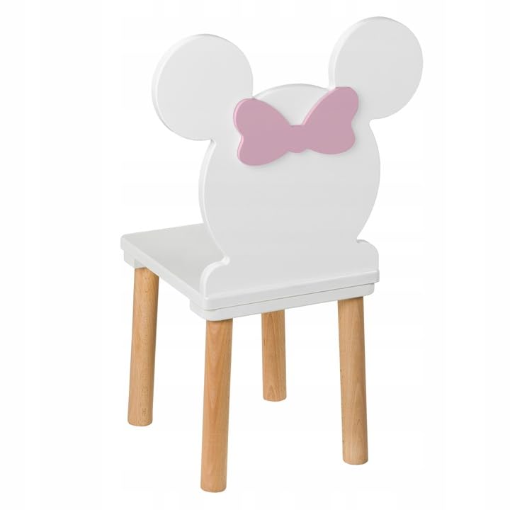 PlayPals Furniture Chaise pour enfant - Chaise en bois pour enfant de 2 à 7 ans - Meubles Miki...