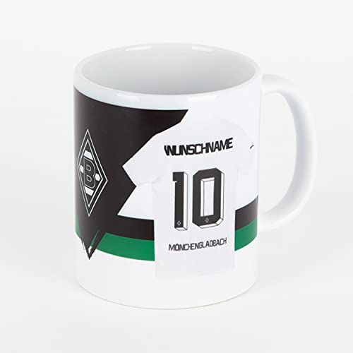 Tasse Borussia Mönchengladbach – Rayures Inclinées – Céramique 300 Ml – Article Officiel Fohlshop