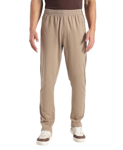 Image of Jockey AM75 Men Super Combed Cotton Rich Slim Fit Trackpant with Zipper Media Pocket