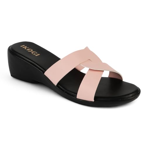 Image of IKAGI Sandal Fashion Wedding Casual Platform Wedges Slip-On Sandals For Womens & Girls