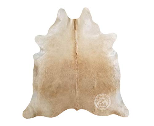Sunshine Cowhides 5302BPA 100% Genuine Palomino Beige Cowhide Rug - Modern Style Animal Skin Rug & Floor Carpet cover