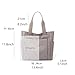 YANAIER Nylon Lightweight Handbag for Women Tote Purses Multi-pocket Shoulder Bag for Work Travel Aqua Blue