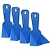 Moicstiy 4 Pcs Drywall Trowel Plastic Inside Corner Trowel Tool for Drywall Tools Corner Trowel Building scraping(Blue)
