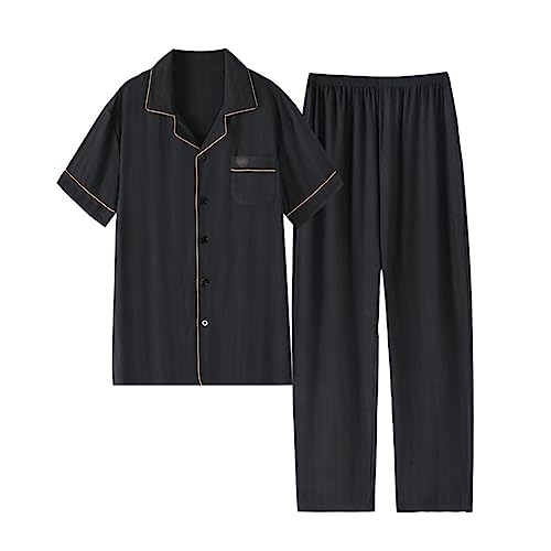 Men's Pajamas in A Thin Modal Short-sleeved Trousers Loungewear Suit