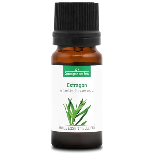 ESTRAGÓN - 10 mL - Aceite Esencial Orgánico de Calidad Superior - 100% Puro, Natural, Quimiotipado y Certificado AB