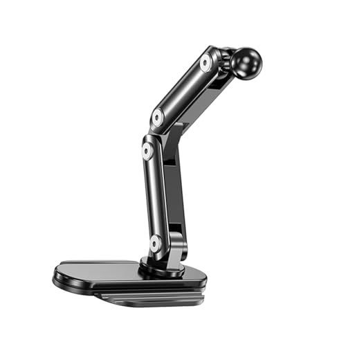 Support de téléphone rotatif en aluminium avec rotule 17mm pour tableau de bord voiture et camion