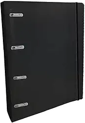 Fichario De Pvc All Black Completo C/Elastico - 96497