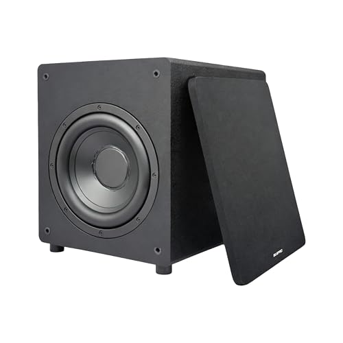 Image of BASPRO | Passive Subwoofer System HT-8000SW Premium 8-inch Passive Home Subwoofer Best for Making Sound Ordinary to Loud & Melodious (Before Purchase Kindly Read All Details Carefully)