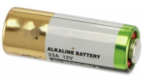 Ultra Alkaline A23 Alkali-Batterie für den Hausgebrauch, 12 V, zylindrisch, einmalig, 1 Stück, ideal für Geräte, die eine A23-Batterie benötigen.