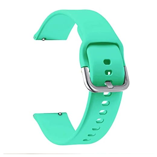 AEMALL Pulseira Acessórios Watchband 22mm Para Xiaomi Haylou Solar LS05 Smart Watch Soft Silicone Sillicone Straps Pulseira (Color : Mint Green, Size : For HaylouSolar LS05)