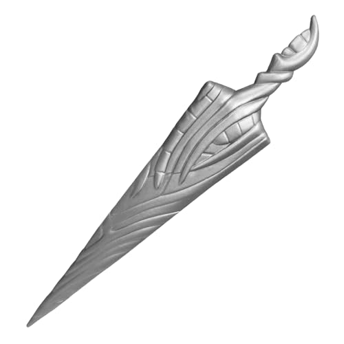 CoserWorld Knight Sword for Halloween Cosplay Costume Accessories LARP Props Silver