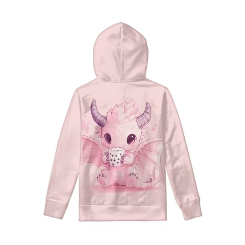 Talayituse Kids Hoodies Long Sleeve Hooded Sweatshirts Loose Pullover Top Clothes Hoody with Kangaroo Pocket for Teen Girls4
