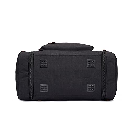 XIN NA RUI Sporttas Solid Color Handtas Microfiber Waterdichte Vrije Tijd Retro Travel Sports Duffel Bag (Color : Grey) - Image 5