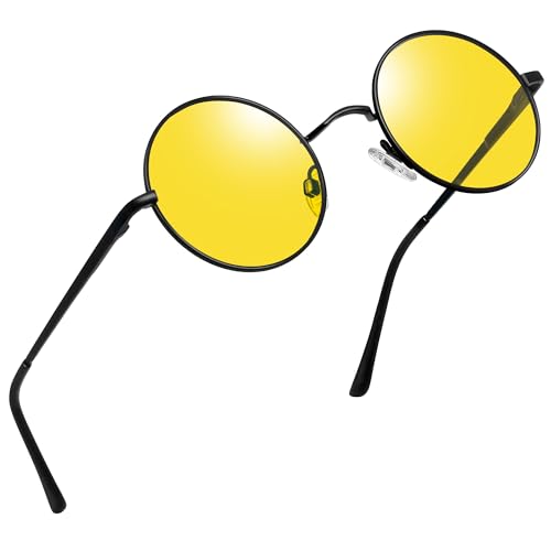 Image of Joopin Small Round Sunglasses Hippie Circle Sun Glasses UV400 Protection