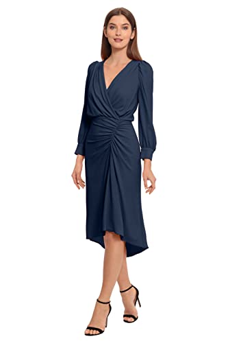 Maggy London Women's Long Sleeve Catalina Crepe Dress Workwear Event Guest of Wedding4