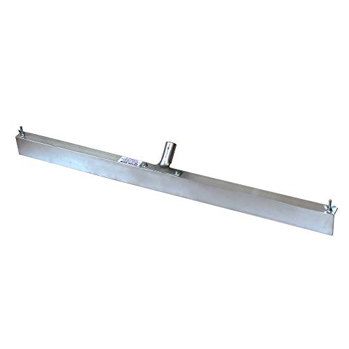 Karl Dahm Espátula para pavimento de 90 cm I Extractor de aluminio de alta calidad I Rasqueta robusta de pie sin mango telescópico I Fácil nivelación con herramienta profesional para pavimentos –