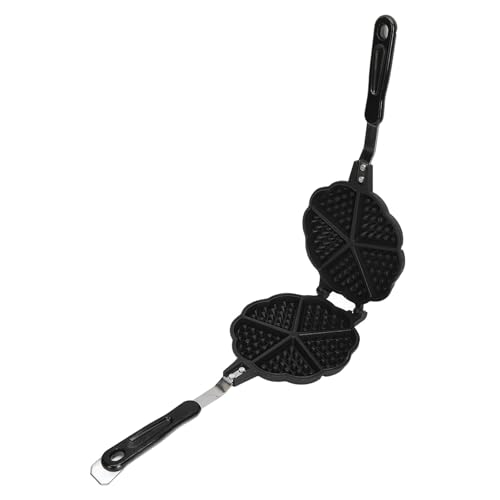 Sartén para gofres portátil Srliya de aluminio con molde de 5,9 pulgadas 4