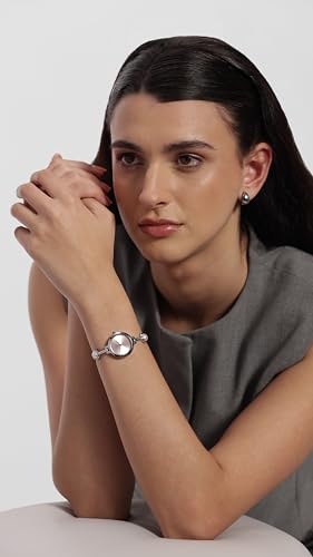 Image of Titan Raga Quartz Analog Pink Dial Metal Strap Watch for Women-NS2576SM01 /NT2576SM01