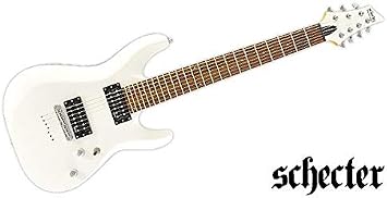 SCHECTER C-7 DELUXE SWHT 7 String Electric Guitar