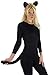 Cat Costume Ears Headband and Tail Black for Women by elope