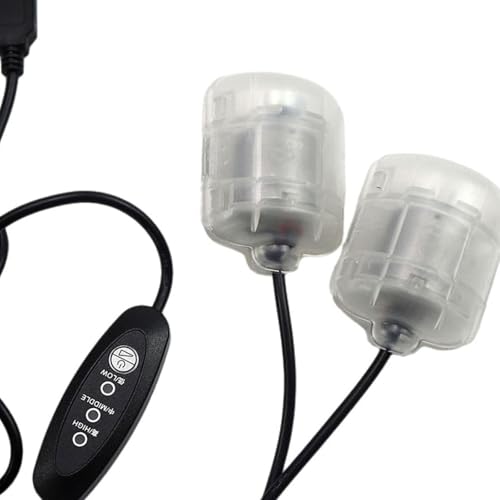 Motor de Vibración USB con Doble Motores Vibratorios Impermeable Cilíndrico de Repuesto Material PP miniatura 3