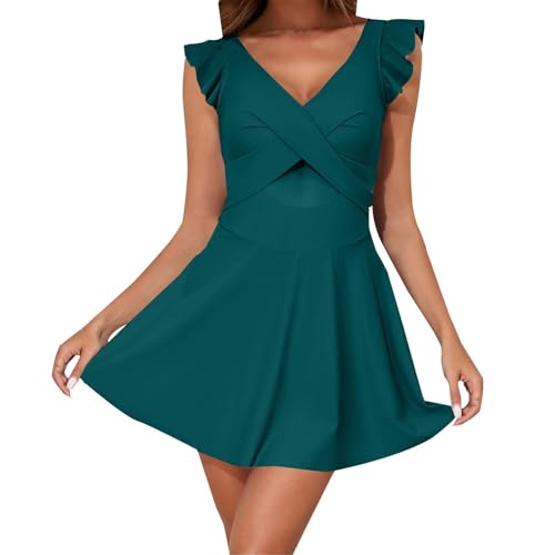 Top de traje de baño para mujer, diadema de color sólido, acolchado push up bikini vestido traje sexy traje traje traje de baño mujer diadema 2 piezas, Sky Blue, XL