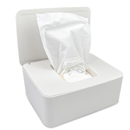 Lectorias Feuchttücherbox mit Deckel Weiß