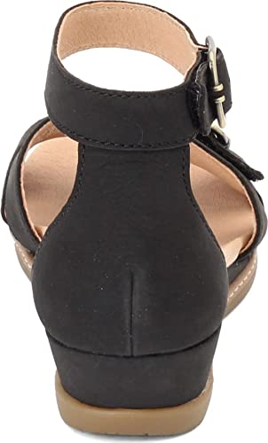 Dansko Women's Astrid Black Wedge Comfort Sandals 7.5-8 M Us #TOP4