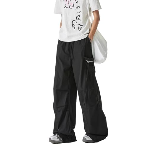 Men's Pants Workwear Ice Silk Lightweight Loose Couple Style Summer Casual Long Pants for Men