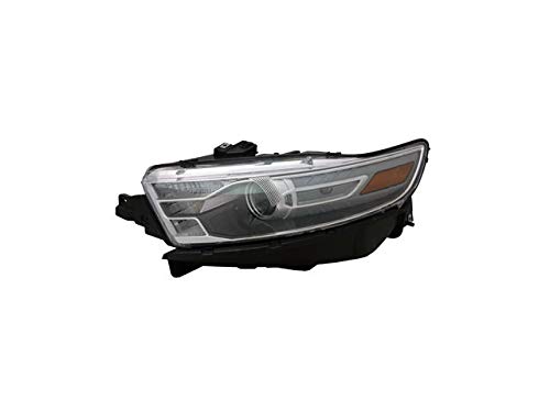 Left Driver Side Halogen Headlight Assembly - Compatible with 2013-2014 Ford Taurus (Up To 01/08/2014)