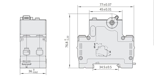 RCBO CHINT NXBLE-63Y de 32A y 4P interruptor diferencial contra fugas 230V 5