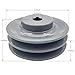 Saelno 2AK44-5/8 Double Groove Pulley,v Belt Pulley 5/8 inch Bore 4.25