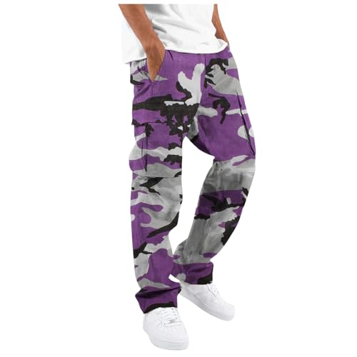 Mymyguoe Pantalones tácticos para hombre, de camuflaje, senderismo, transpirables, resistentes al viento, funcionales, militares, tácticos, para el tiempo libre, para correr, pantalones de chándal, 02