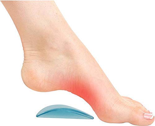 Image of Shakuntla Silicon Gel Arch Foot Support | Gel Insole for Flat Feet | Blue (S)