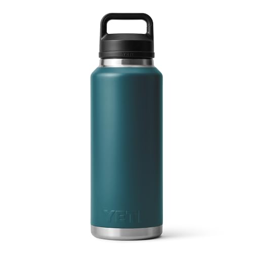 Image of YETI Rambler 46 oz Bottle, Leakproof, Vacuum Insulated, Stainless Steel with Chug Cap, Agave Teal