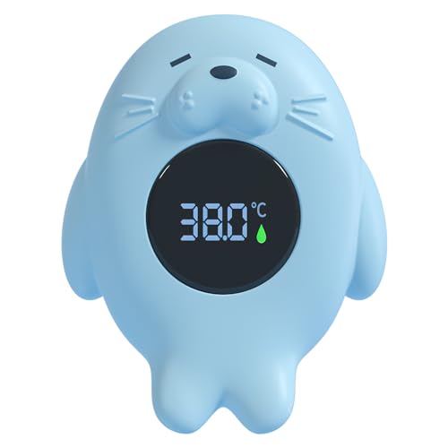 VOSSOT Digitales Baby- und Kinder-Wasserthermometer - Blau