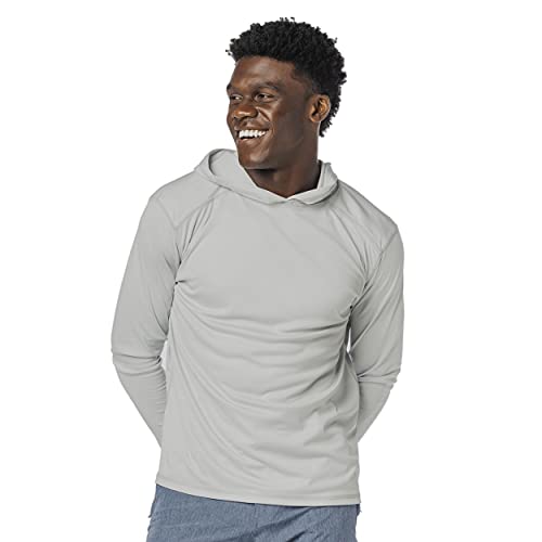 Vapor Apparel Men’s UPF 50+ UV Sun Protection Long Sleeve Performance Hoodie for Sports and Outdoor Lifestyle, Large, Pearl Grey Vapor Apparel Men’s UPF 50+ UV Sun Protection Long Sleeve Performance Hoodie for Sports and Outdoor Lifestyle, Large, Pearl Grey