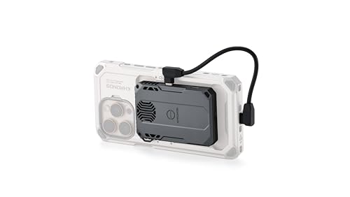 Tilta Sistema de Almacenamiento con refrigeración Khronos Compatible con iPhone 16 Pro /16 Pro Max/15 Pro/15 Pro MAX con Soporte magnético MagSafe Integrado - Gris Espacial TK-IP-CSS-SG