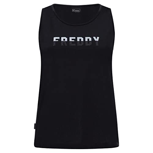 Débardeur FREDDY Jersey Confortable Imprimé Bicolore Sans Manches