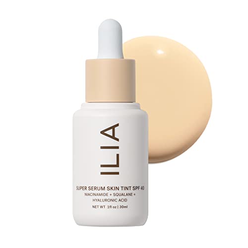 ILIA - Super Serum Skin Tint SPF 40 | Non-Comedogenic, Vegan, Lig...