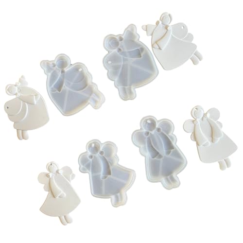 Obotsnoi Figura de alas de silicona flexible para decoración perfumada y regalo de silicona