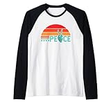 Photo Gallery vintage peace sign language retro love 60 s 70 s hippie maglia con maniche raglan Photo Gallery vintage peace sign language retro love 60 s 70 s hippie maglia con maniche raglan