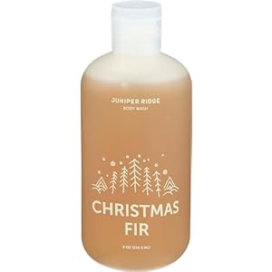 JUNIPER RIDGE Christmas Fir Body Wash – All-Purpose Liquid Castile Soap, Multi-Use Body Wash, Shampoo, Hand Wash, Face Wash, Clean, Vegan, Paraben Free, Preservative Free, 8 oz