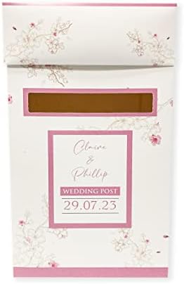 Wedding Post Box Personalised for Cards by Paper Themes - Blue Floral